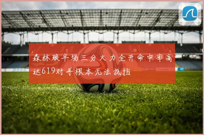 森林狼半场三分火力全开命中率高达619对手根本无法抵挡